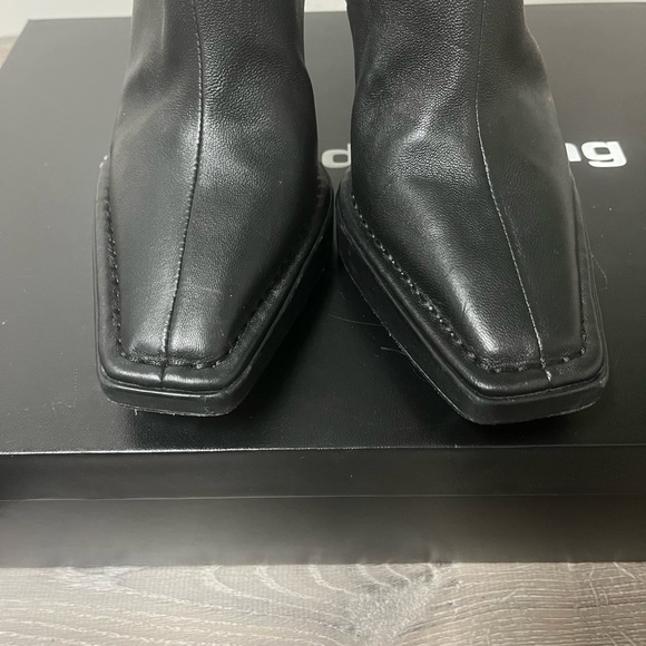 Alexander Wang Bardot Platform Bootie stretch Nappa - Picture 9 of 10